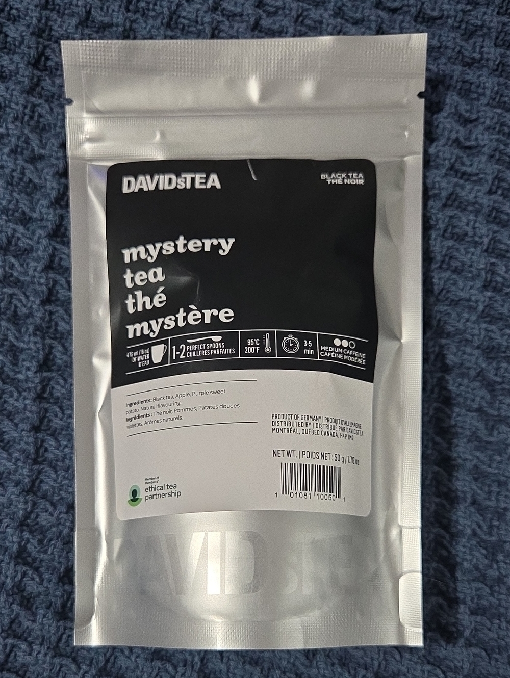2/$20 New! Sealed! Davidstea MYSTERY TEA Loose Leaf Tea 50g Davids Tea